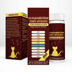 صحة الكبد والكلى والكلب UTI-شرائط كاشف . Liver, Kidney &amp; Dog UTI Health