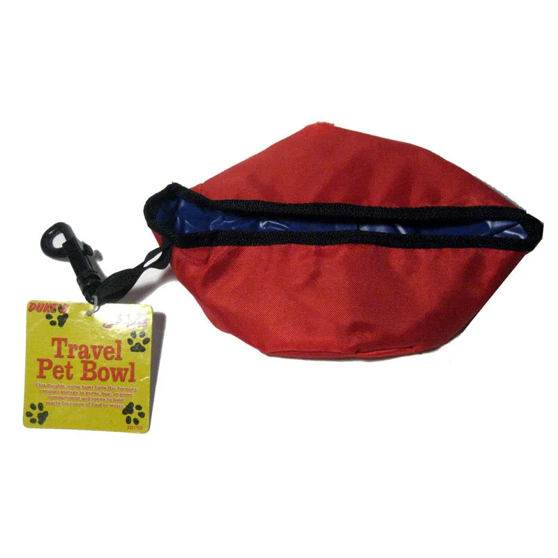 2 PC Dog Portable Water Bowl Food Feeder Collapsible Travel Foldable Water Cat