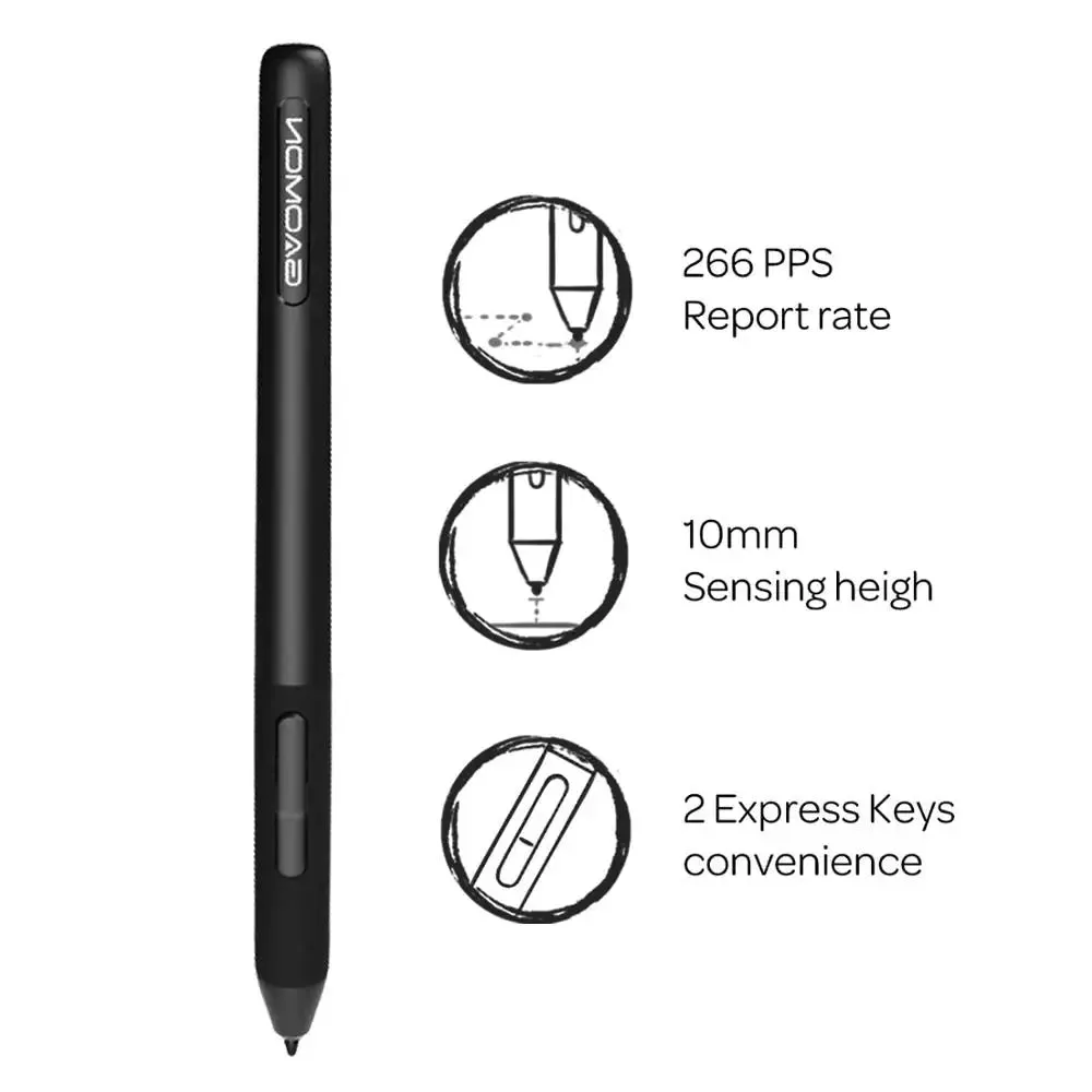 Artpaint Ap32 8192 Levels Pressure Passive Stylus for Graphics Tablet S620630830 M106kpro M10kpro M1220 1230 Pd2200