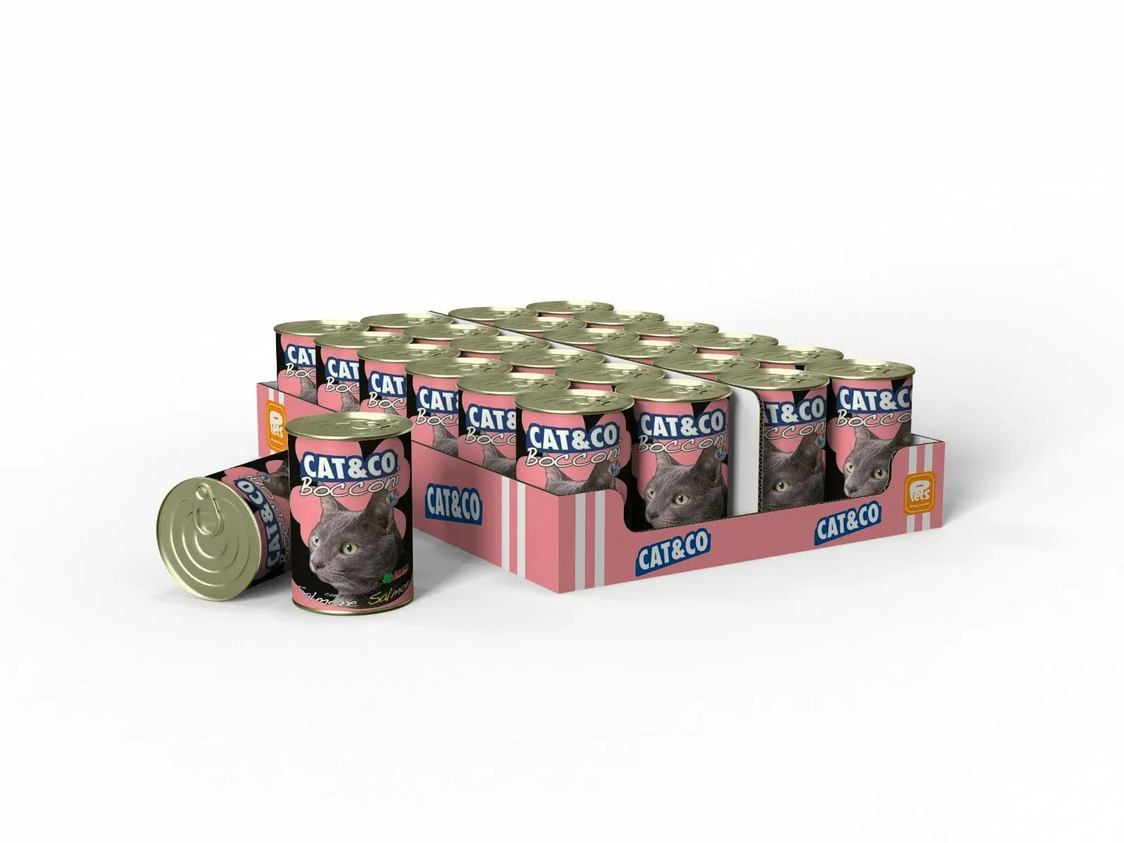 Cat&Co WET Salmon 24x405g Box