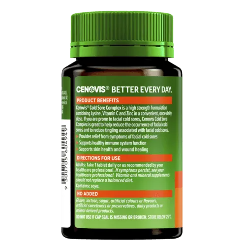 Cenovis Cold Sore Complex 30 Tablets