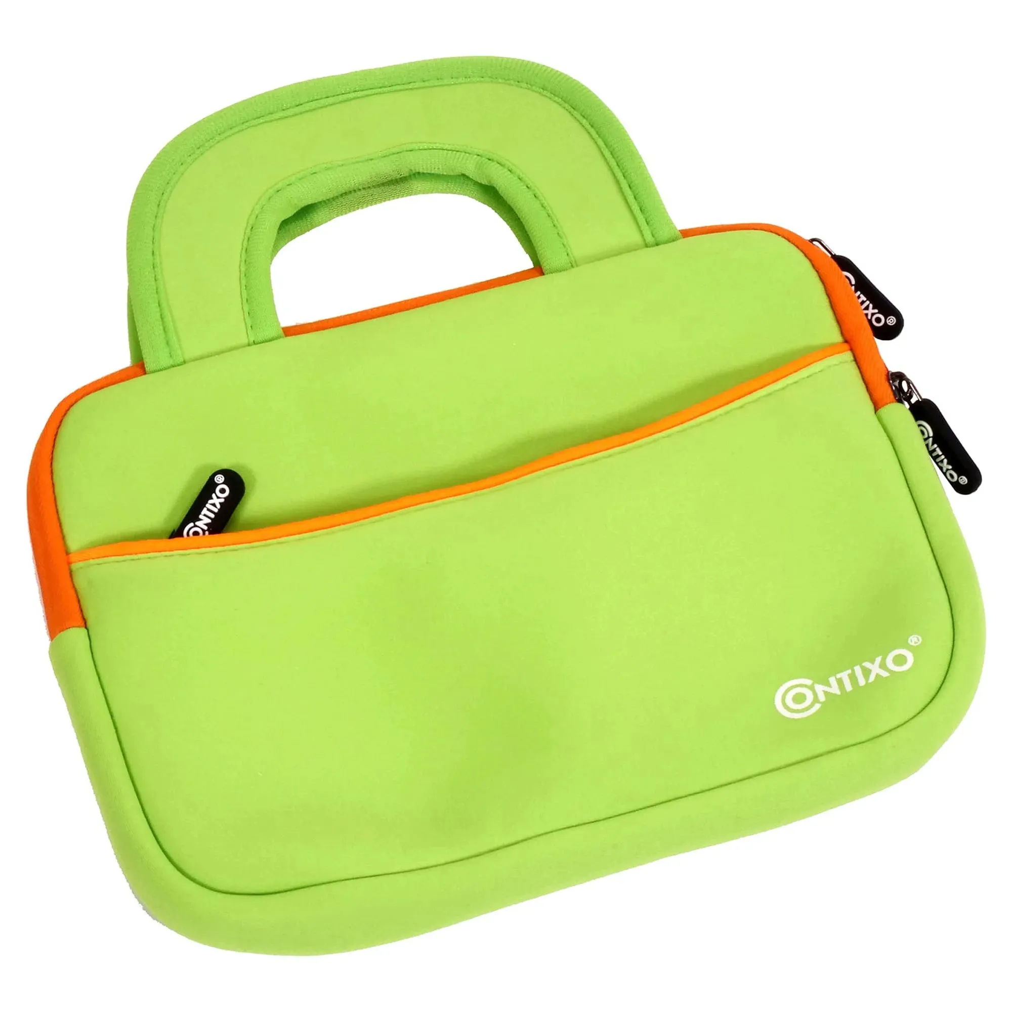Contixo 7" Tablet Bundle, Kids Ages 3-7, Contixo Academy, STEM Learning, Headphones & Sleeve Case, Android Tablet, Parental Controls  Green
