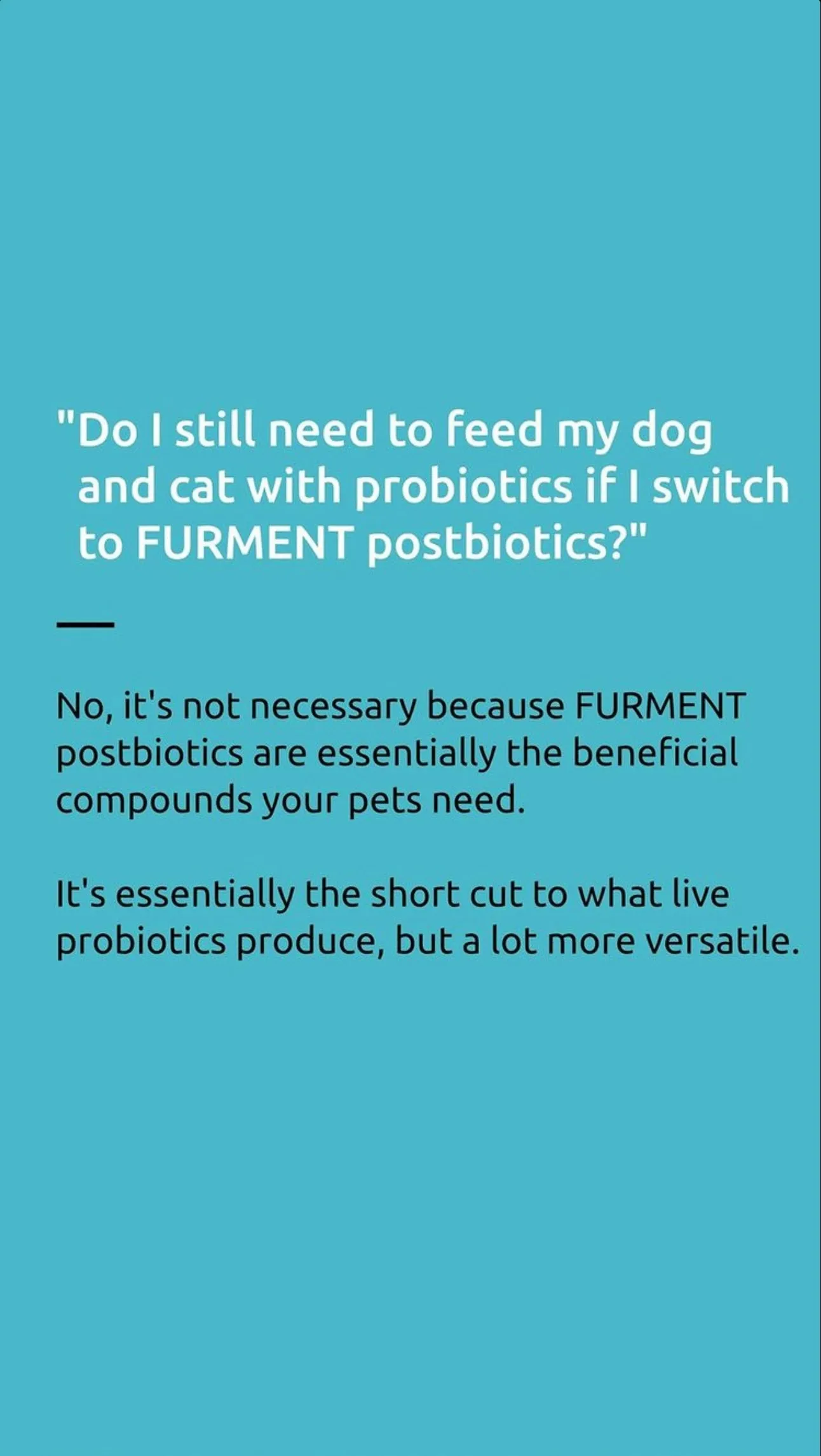 Dog Supplement Gut Support, Furment Postbiotics Gel