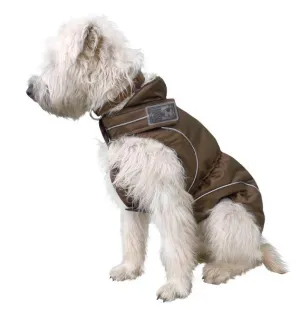 Dog Winter Fleece Jacket, Brown, XS to 4XL - Perfect for the Outdoor Enthusiast