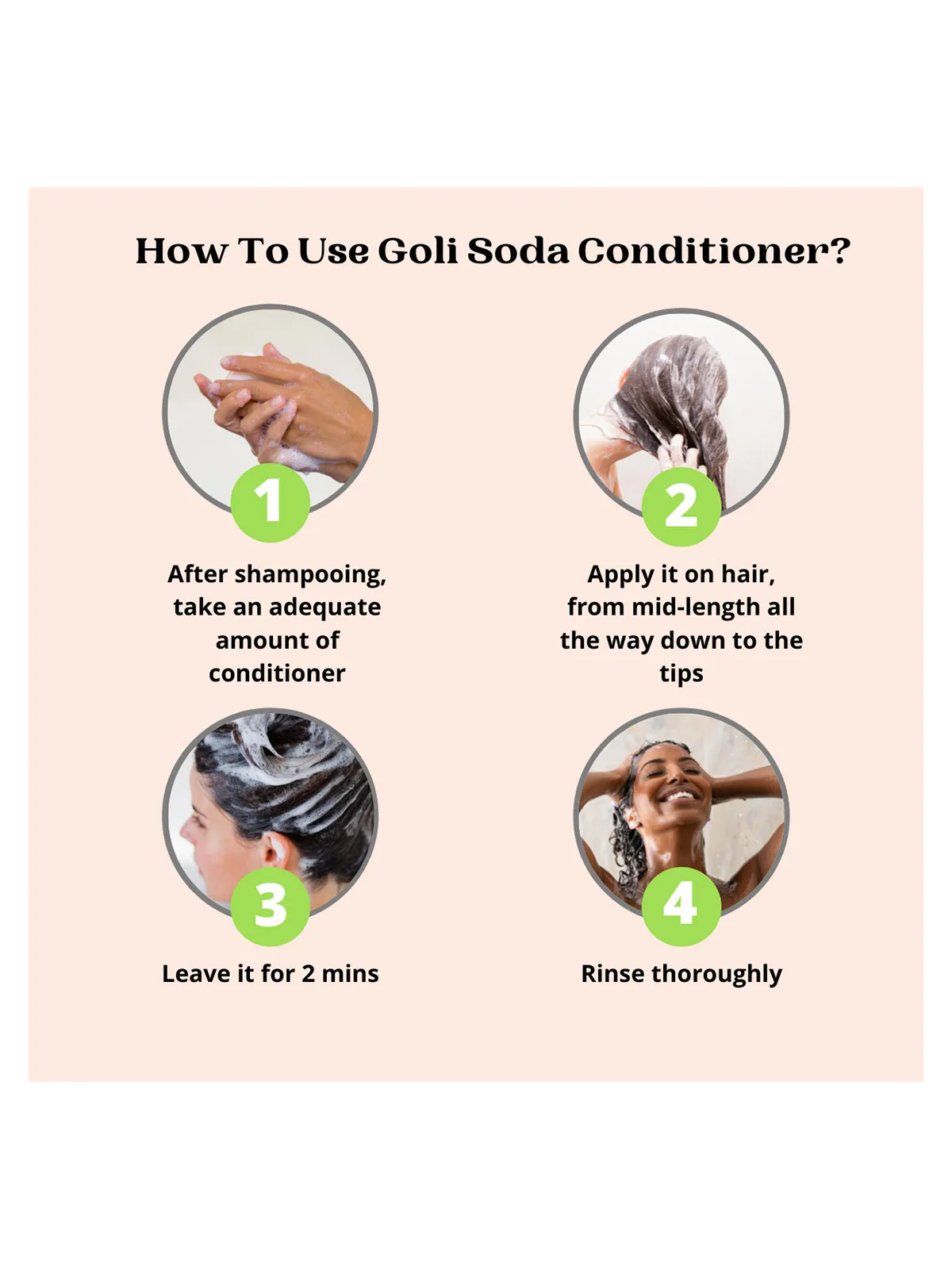 Goli Soda All Natural Probiotics Hair Conditioner For Healthy & Voluminous Hair