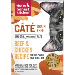 Honest Kitchen Cat Cate Beef Chicken 5.5oz. (Case of 12)