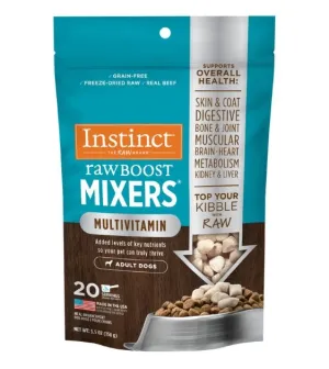 Instinct Raw Boost Mixers Freeze-Dried Topper Dog Food (Adult)