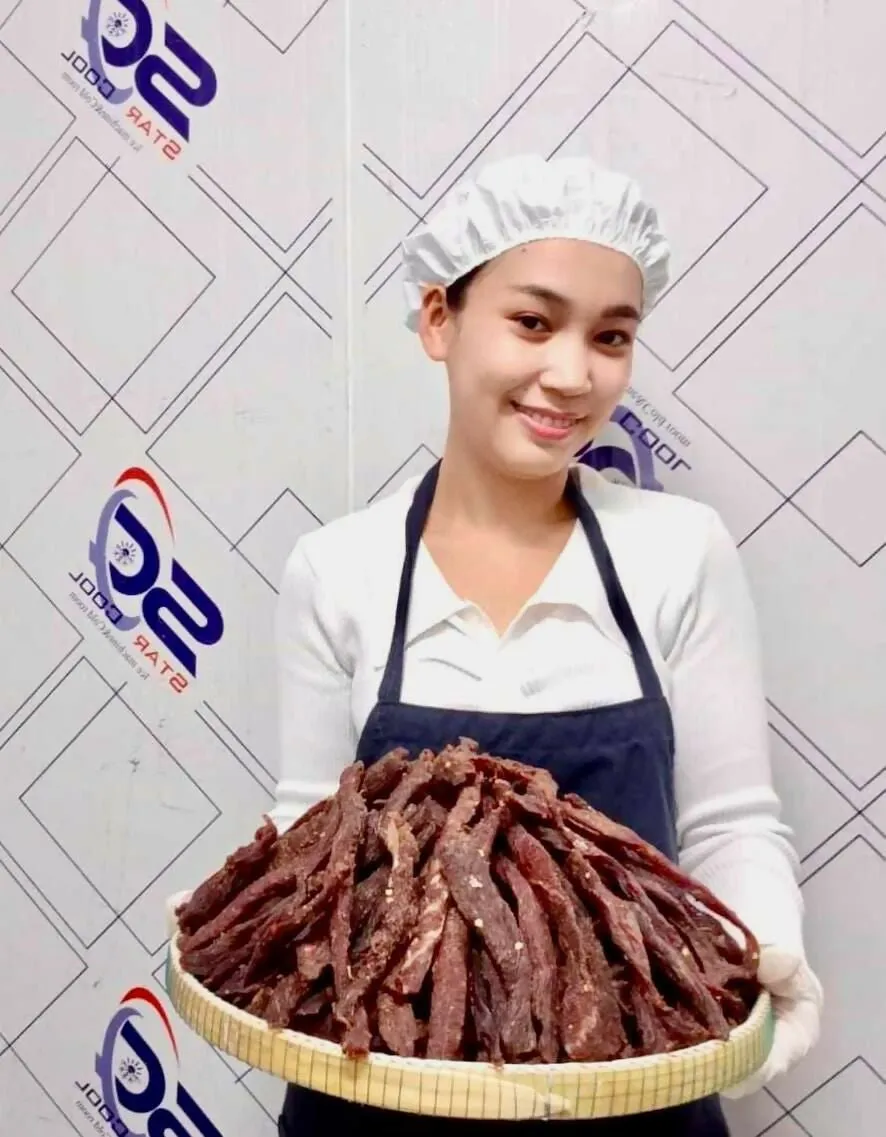  Khmer Dried Beef 100% 1kg