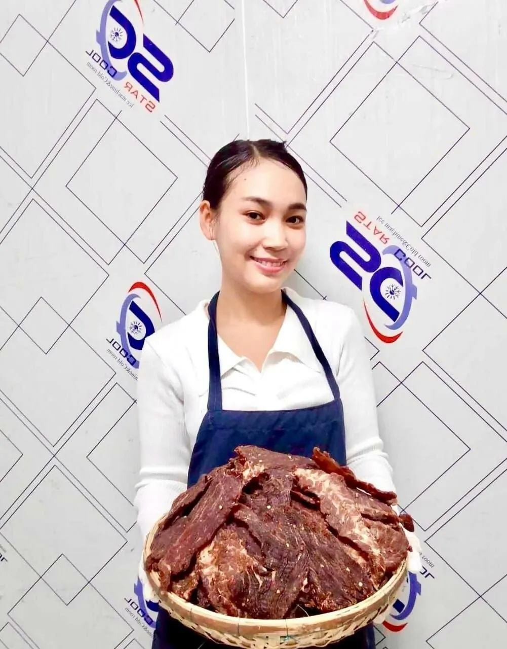  Khmer Dried Beef 100% 1kg