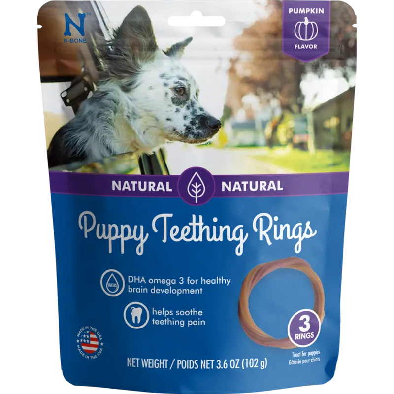 N-Bone® Puppy Teething Rings Pumpkin