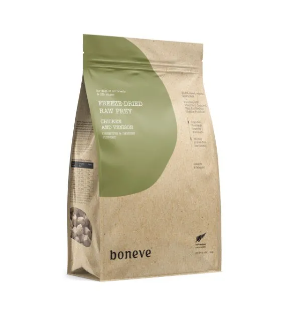 TRY & BUY: Boneve Earthmade Freeze-Dried Raw Prey Dry Dog Food (Chicken & Venison)